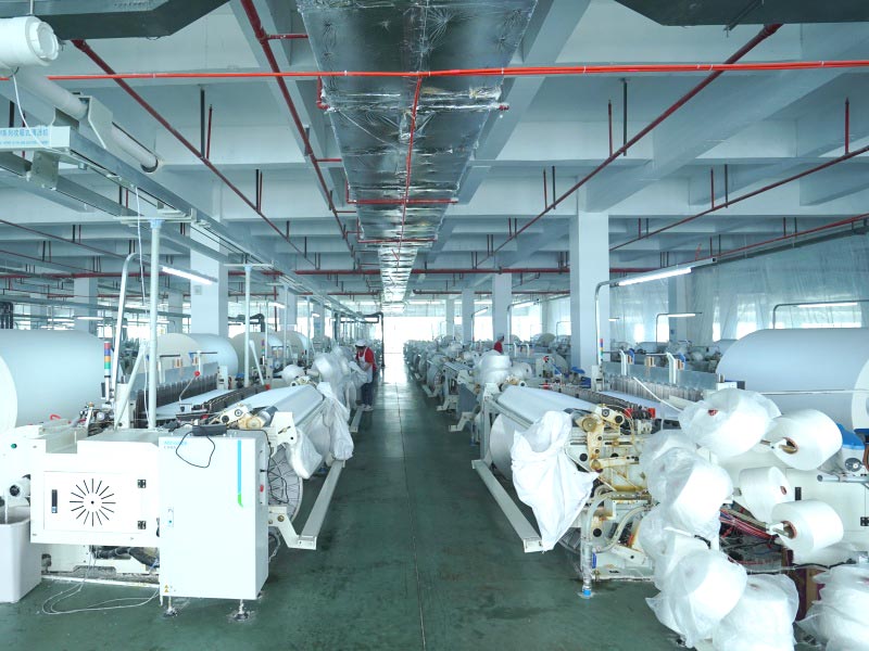 High speed air jet loom for cotton