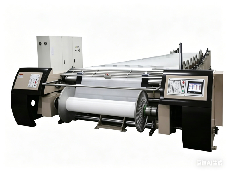 Filament yarn warpping sizing & beaming machine